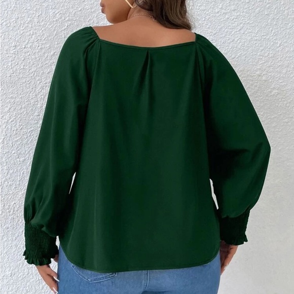 Plus - Long Sleeve Blouse - 3X/18 - Picture 2 of 2